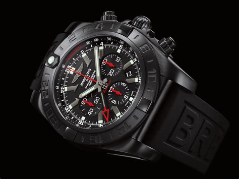 breitling chronomat gmt black steel|breitling chronomat gmt 47mm.